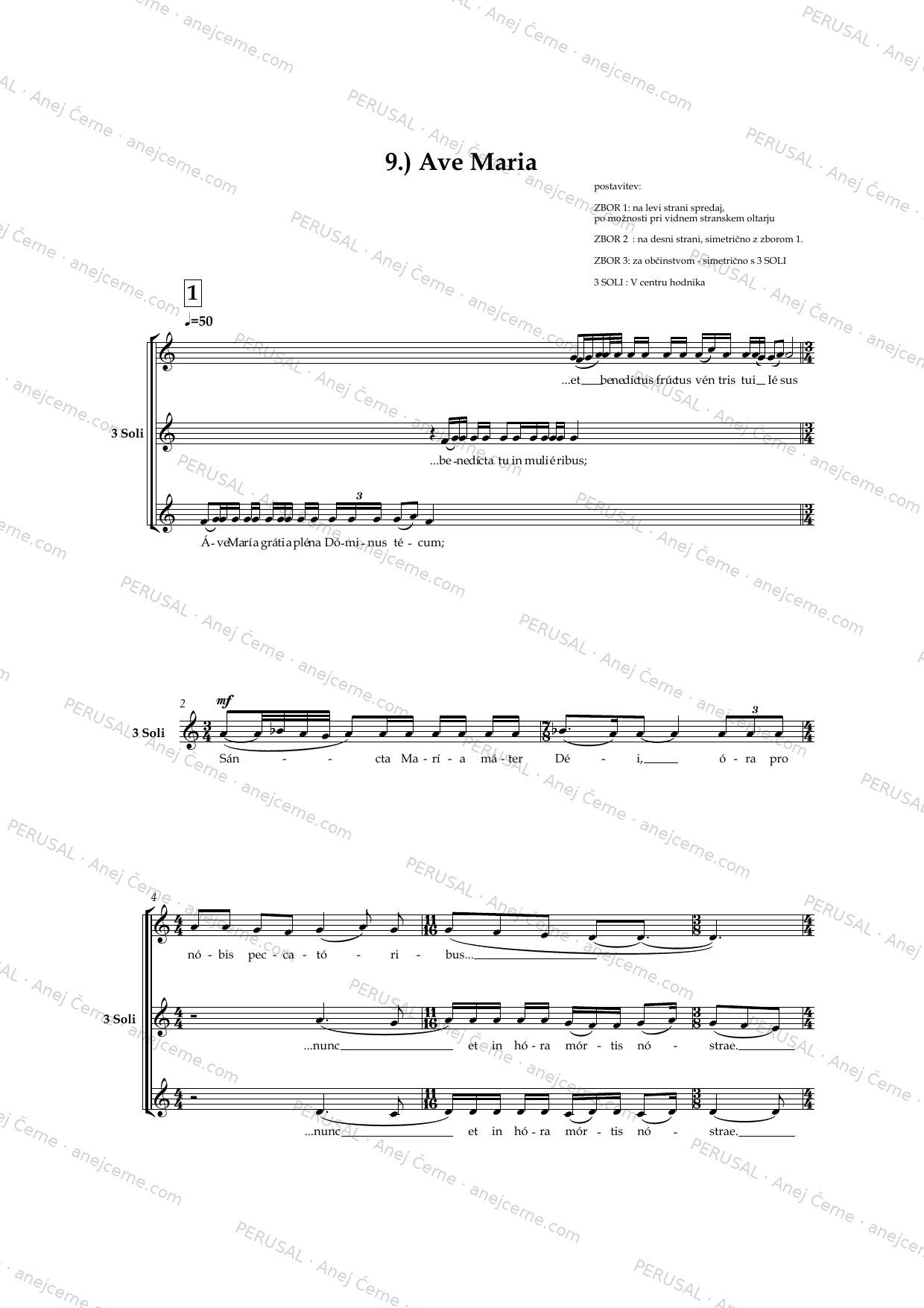Circum tempus — score preview, page 13