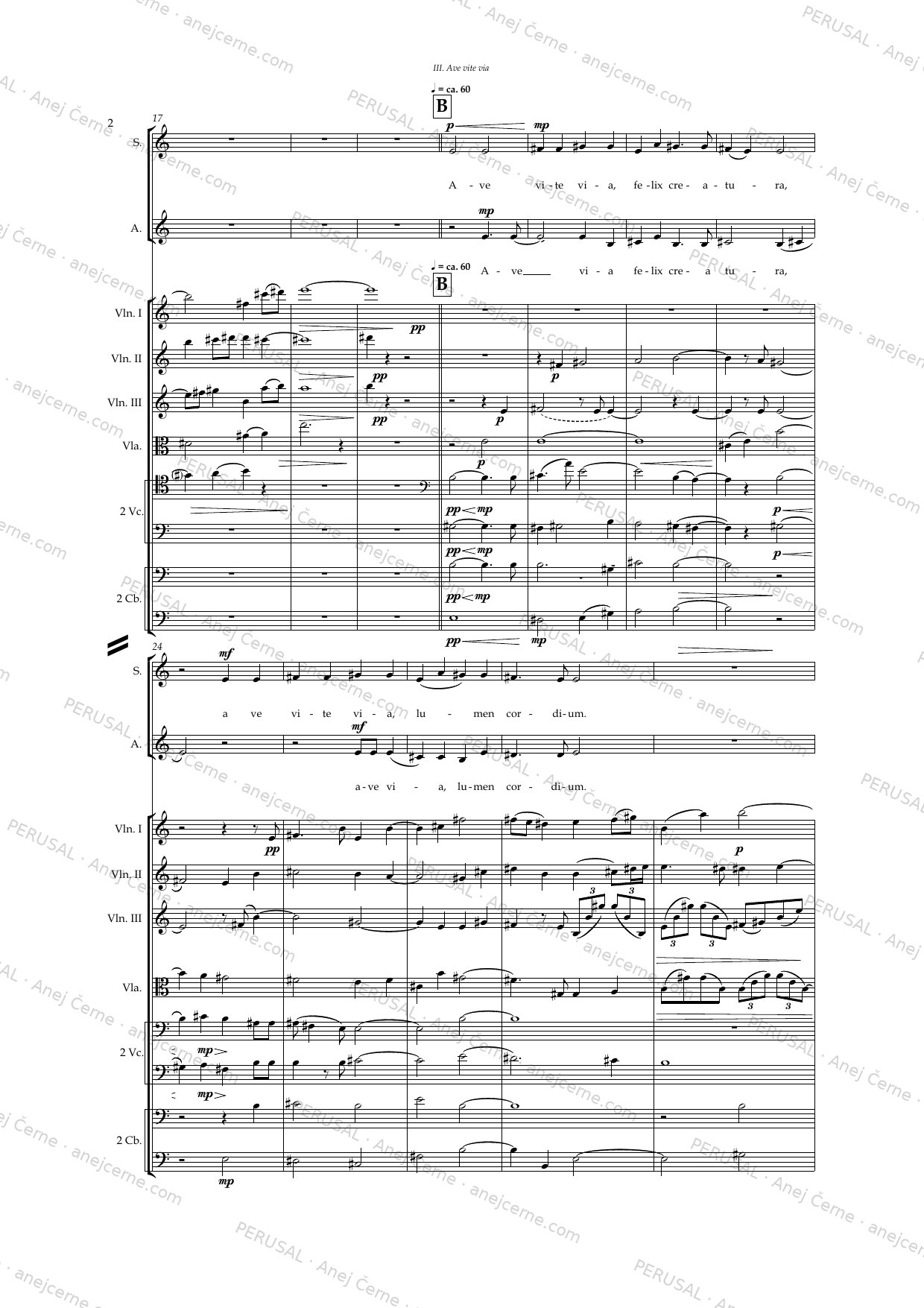 Circum tempus — score preview, page 23