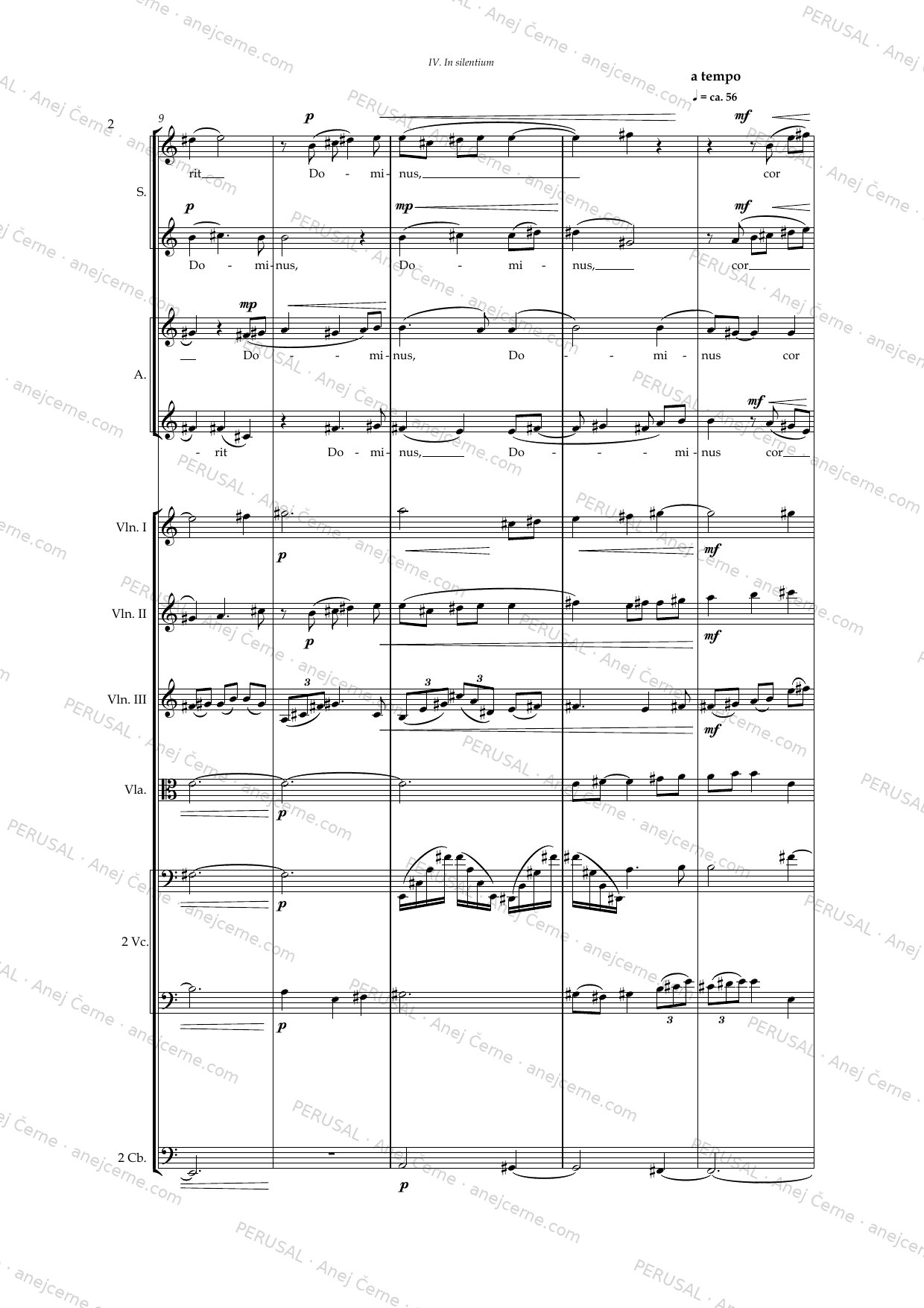Circum tempus — score preview, page 25