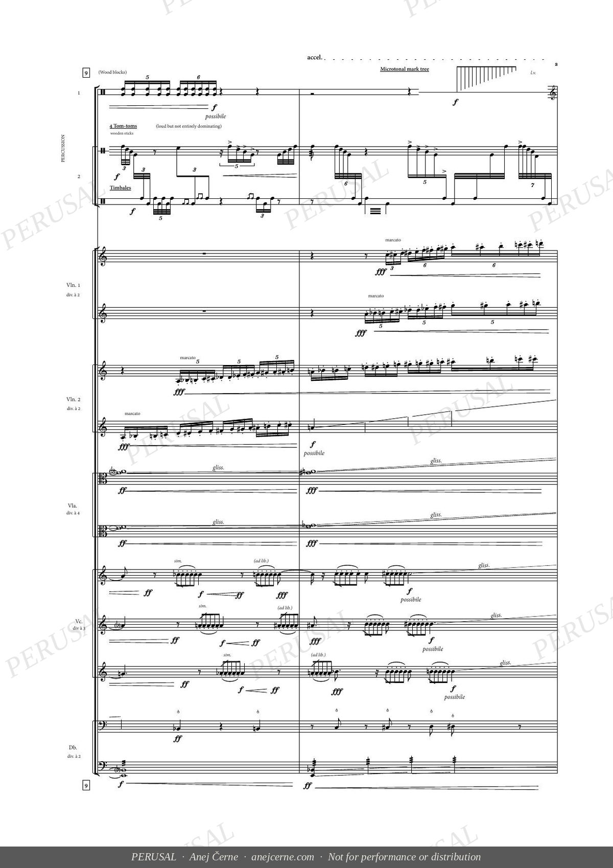 Illusions of Conflicts — score preview, page 3