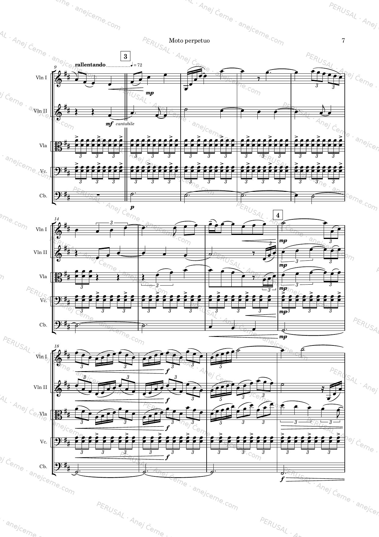 Moto Perpetuo — score preview, page 2