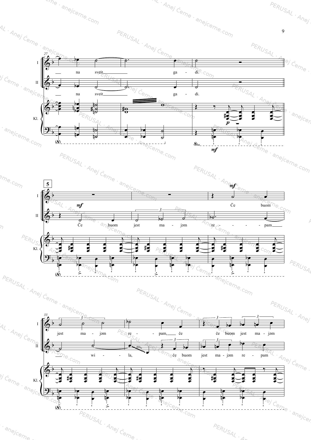 Riba Faronika — score preview, page 4