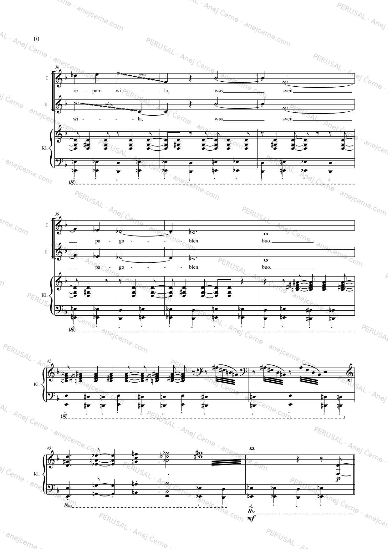 Riba Faronika — score preview, page 5